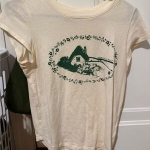 Madewell cottage core tee